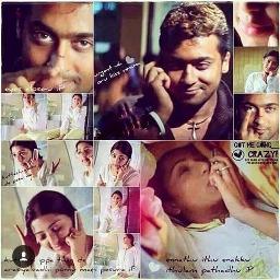 Sillunu oru kadhal Love Scene