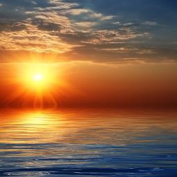 At sunrise thermal plumes start to grow. Alternatively, they reside during sunset. Image via smule.com