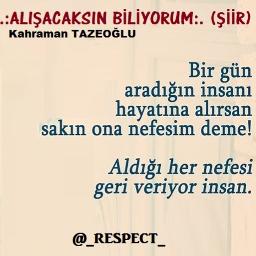 Alışacaksın Biliyorum Şiir