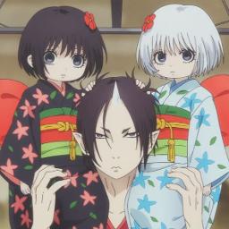 ♯Jst24BT鬼灯の冷徹地獄のこけし根付全5種 鬼灯の冷徹 鬼灯│キューズQ 2D & 3D Creative Studio