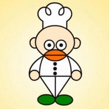 絵描き歌 かわいいコックさん スパイス入れセット