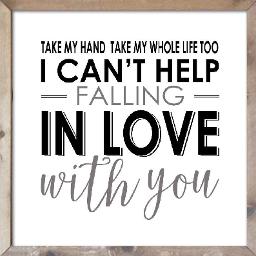 Can't Help Falling In Love - I Cant 🄷🄴🄻🄿 Falling In Love