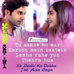 Ek Ladki Ko Dekha Toh Aisa Laga