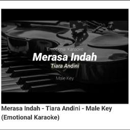 Merasa Indah (Male Key)
