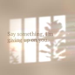 Say Something