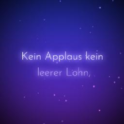Kein Applaus (Original-DenBenHalt)