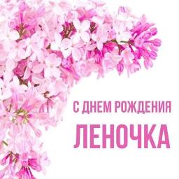 с днем рождения Леночка!