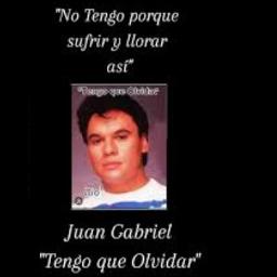 Tengo que olvidar (Juan Gabriel)