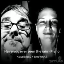 Have you ever seen the rain - Piano