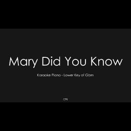 Mary Did You Know