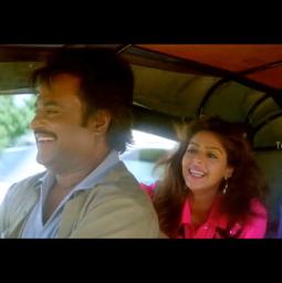 Baasha movie - Auto ride scene 💕